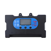 Moveevo Güneş Paneli Kontrol Cihazı 30a Pwm - %98 Verimli Dönüşüm - Oled Ekran - 12v/24v Otomatik - Usb/type-c/led Çıkışlı - Tam Koruma Sistemi Siyah