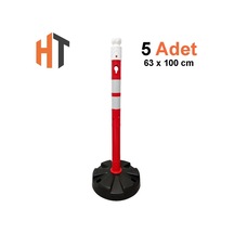 Uyarı Dikmesi Ppc 63 Mm X 100 Cm 5'li Set