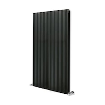 900 x 795mm Yüksek Isı Kapasiteli Dekoratif Amber Dikey Aluminyum Antrasit Radyatör