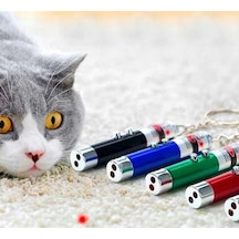 Buffer 3 Fonksiyonlu Lazer Kedi Köpek Oyuncak Anahtarlık Siyah