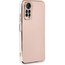 Newface - 19 - Xiaomi Redmi Note 11 Kılıf Volet Silikon - Ece-umay - - Pembe