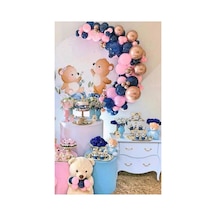 Özel Gün Konsept Balon Krom Gold Pastel Lacivert Pembe Beyaz