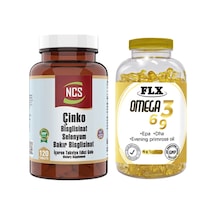 Çinko Bisglisinat Selenium 120 Tablet & Flx Omega 3-6-9 90 Tablet