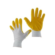 By Eli Soft Sarı Poşetli İşçi Eldiveni No-10xl- 12'li Paket
