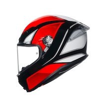 Agv Kask K6 S Hyphen Black Red Whıte Renkli