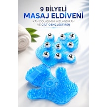 9 Bilyeli Masaj Eldiveni Kan Dolaşımını Hızlandıran Ve Cilt Gençleştiren - Bayi Depom