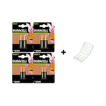 Duracell 2500 mAh Şarjlı AA Kalem Pil 4'lü + 750 mAh AAA İnce Kalem Pil 4'lü + Pil Kutusu