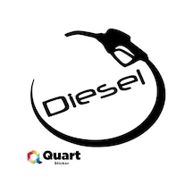 Diesel Yakıt Deposu Sticker, Depo Kapağı Sticker