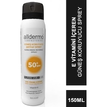 Alldermo Invisible Aerosol Sprey Spf50 150 Ml