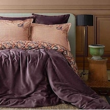 Apricitas Home My Touch Antica Mürdüm Battaniyeli Nevresim Takımı Ç.k