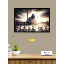 Tablo Pazarı Led Işıklı Tablo - Mevlana