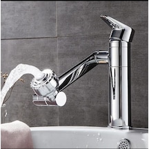 İsaoğlu Yapı Lavabo Bataryası Robotik Banyo Musluğu 360 Derece Hareketli Batarya Tazzik Ayarlı Gümüş İsaoğlu Yapı Lavabo Bataryası Robotik Banyo Musluğu 360 Derece Hareketli Batarya Tazzik Ayarlı Gümüş