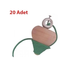 Boyanabilir Ağaç Topaç 20 Adet