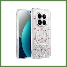 Bezos Onegif Redmi Note 15 4g Uyumlu Misk Simli Magsafe Kapak - Desen 5 Hb006