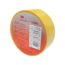 Temflex Sarı İzole Elektrik Bant 18 Mm