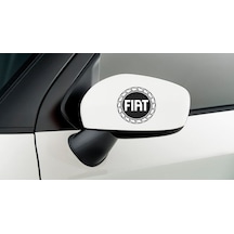 Fiat Oto Araba Yan Aynalar Için 2 Adet Sticker Set