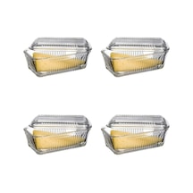 Paşabahçe Tereyağlık Kahvaltılık Cam Saklama Kabı 4'Lü Set 97711