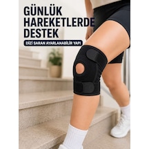 Kısa Patella Dizlik Ayarlanabilir Cırtlı Diz Destekliği Spor Ve Günlük Kullanım Diğer