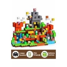 Süper Mario Temalı Minecraft Manyetik Blok Seti - 150 Parça