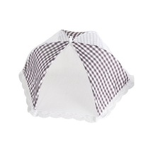 Kosona Büyük Boy Kahverengi Kumaş Gözlük, İç Ve Dış Mekanlar İçin, Sinirli Metal Çubuklar Ve Yoğun Ağ Ekranı, Güneşli Ve Barbecue İçin Uygun, Yeniden Kullanılabilir Ve Katlanabilir Çok Renkli