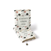 Bcoverart Kitap Kılıfı Kitaplarım Olmadan Asla