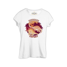 Dinosaur Expert Beyaz Kadın Tshirt 001