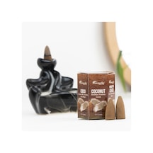 Aromatika Hindistan Cevizi Aromalı Geri Akışlı Şelale Tütsü