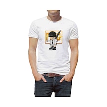 Pubg Shotgun Baskılı Beyaz Erkek Tshirt