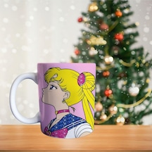 Ay Savaşçısı Porselen Kupa 112 Beyaz