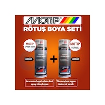 Opel Gyn Sedef Beyaz   Motip Sprey Boya Seti (Boya+Vernik) 400ML