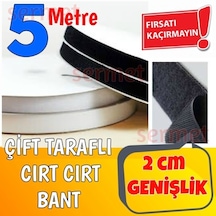 Beyaz 5 Mt-2 Cm Genişlik Kablo Düzenleyici Cırt Cırt Bant