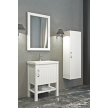 Helen 65 Cm Banyo Dolabı-Beyaz (Boy Dolap Hariç )