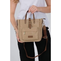 Silver Polo Sp1218 Kadın El Çantası Saten Vizon-camel