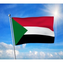 Sudan Bayrağı Premium Raşel Kumaş 70x105 Cm Diğer