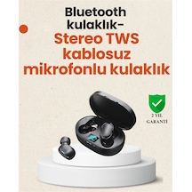 Tws Bluetooth Kulaklık Kulak İçi Kablosuz Dijital Göstergeli Çhassasiyet Cevaplayabilen