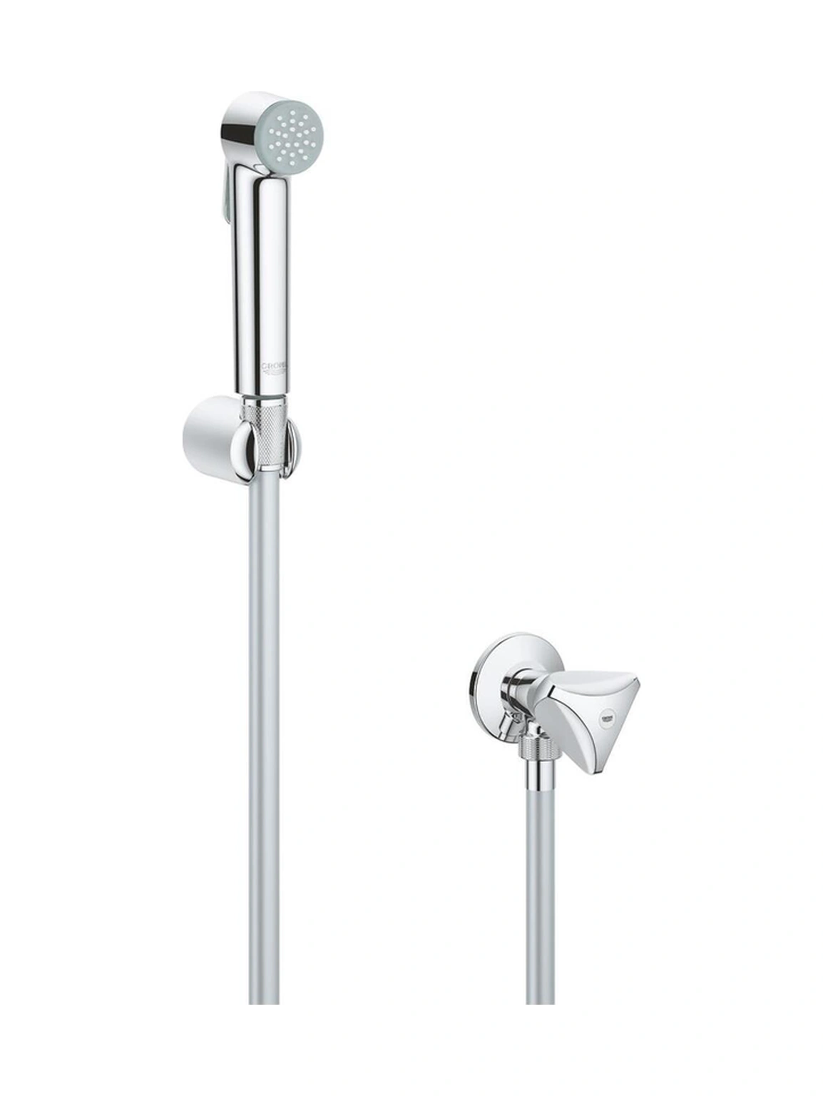 Grohe Tempesta-f Taharet Spreyi 30 Duvardan Askılı Set 1 Akışlı, Ara Musluk Ile Birlikte 26357000 Krom