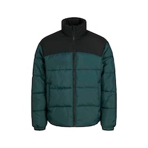 Jack & Jones Jjmoon Stand Collar Puffer Erkek Şişme Mont Forest