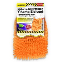 Makarna Tip Mikrofiber Yıkama Eldiveni