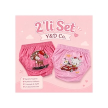 Y&d Co. Tuvalet Alıştırma Külodu Kız Çocuk 2'li Set 3 Yaş