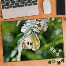 Minik Çiceğe Konan Kelebek 240 Parça Puzzle Yapboz-75154
