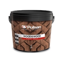 Polisan Wood&Wood Antaging Ahşap Verniği Yarımat Su Bazlı Ver...