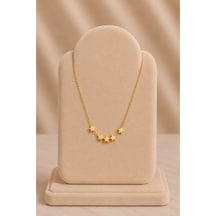 Minimal 5 Yıldızlı Minimal Gold Kolye Altın