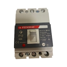 Federal F12 50A Ayar Sahalı Kompakt Şalter
