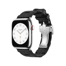 Watch 42mm Spor Görünümlü Mtr- Krd-94 Silikon Kordon-siyah