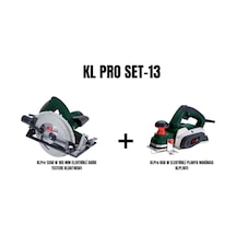 Klpro Set-13 1350W 185 MM Elektrikli Daire Testere + 850W Planya Makinesi