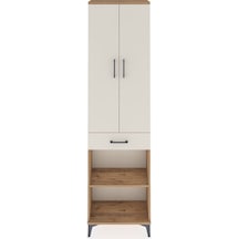 Arges Dolap 3 Raflı Tek Çekmeceli Tek Askılı 60x30x221 Çam-aytaşı Atlas Çam
