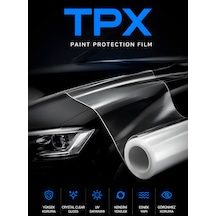 Tpx 7.5 Mil Şeffaf Ppf Kaplama Film Poliüretan Crystal Clear Gloss Boya Koruma Filmi 50 Cm X 1,5 Metre