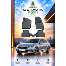 Skoda Octavia 2024+ Aracınıza Özel Üretim Havuzlu Paspas Takımı A+ -mod-