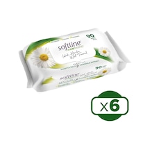 Softline Fresher Sensitive Papatya Özlü Islak Mendil 90'lı 6 Lı