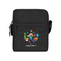 Minecraft Elements Siyah Omuz Çantası